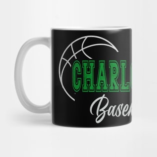 Classic Name Charlotte Vintage Styles Green Basketball Mug